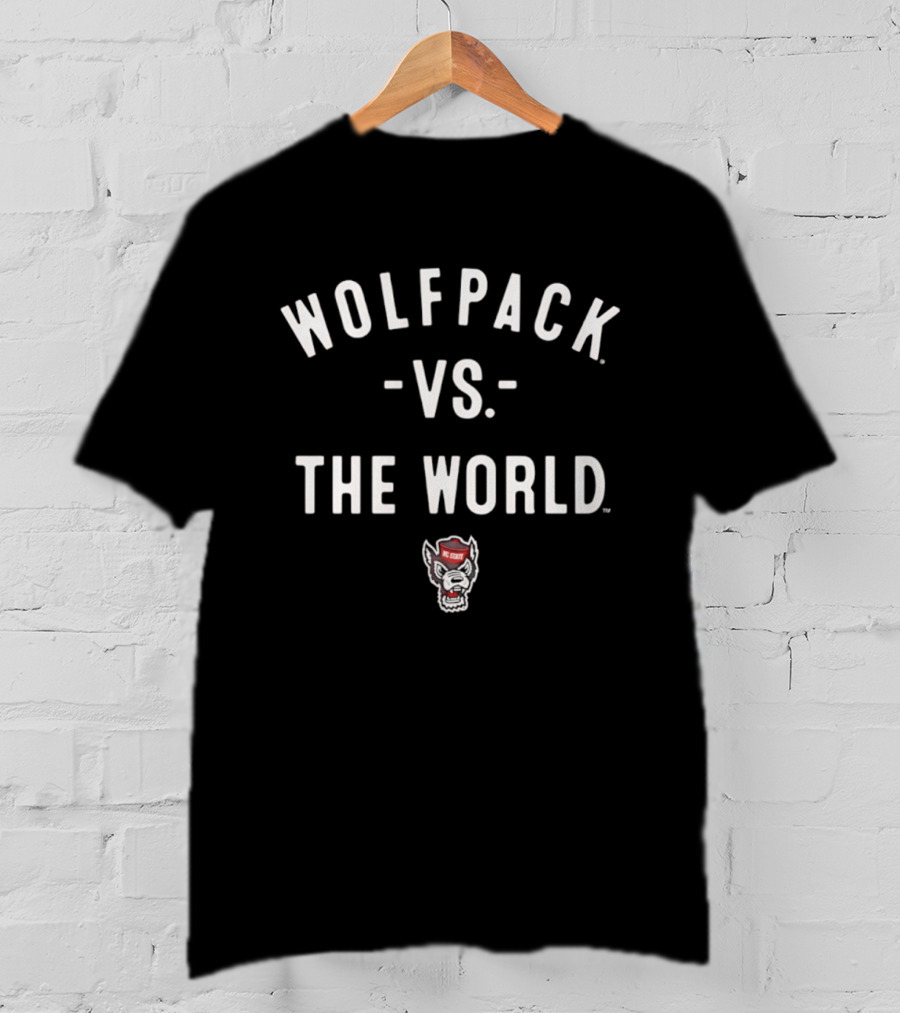 NC State Wolfpack Vs The World 2026 NCAA Season T-Shirt