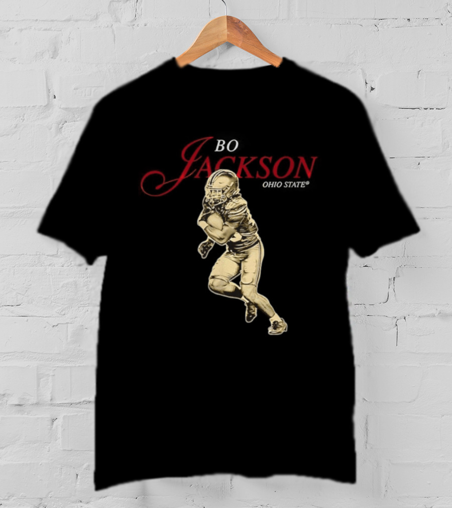 Ohio State NCAA Football Bo Jackson Legacy Pose Star T-Shirt