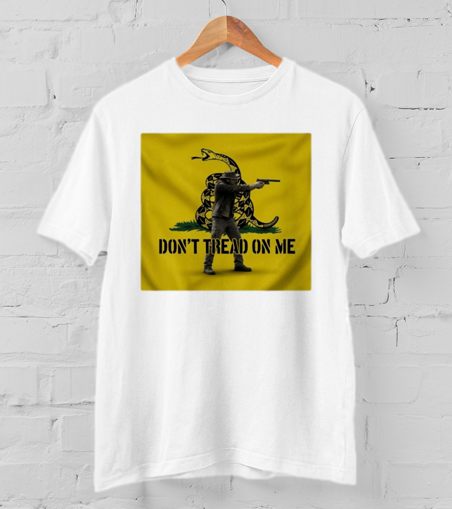 Jordan Salinas Don't Tread On Me Gadsden Flag Cowboy Gun T-Shirt