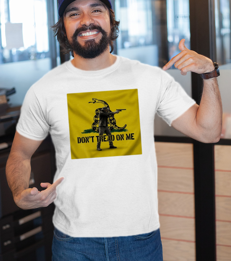 Jordan Salinas Don't Tread On Me Gadsden Flag Cowboy Gun T-Shirt