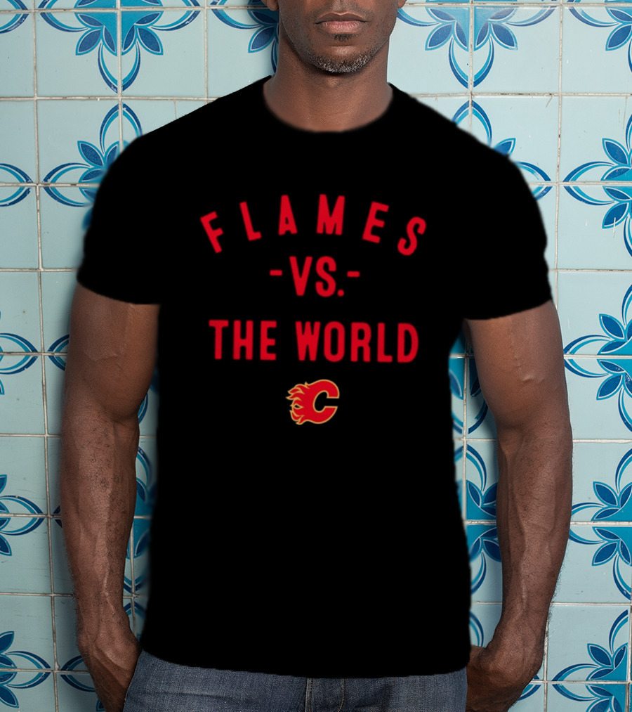 Calgary Flames Vs The World NHL 2026 T-Shirt