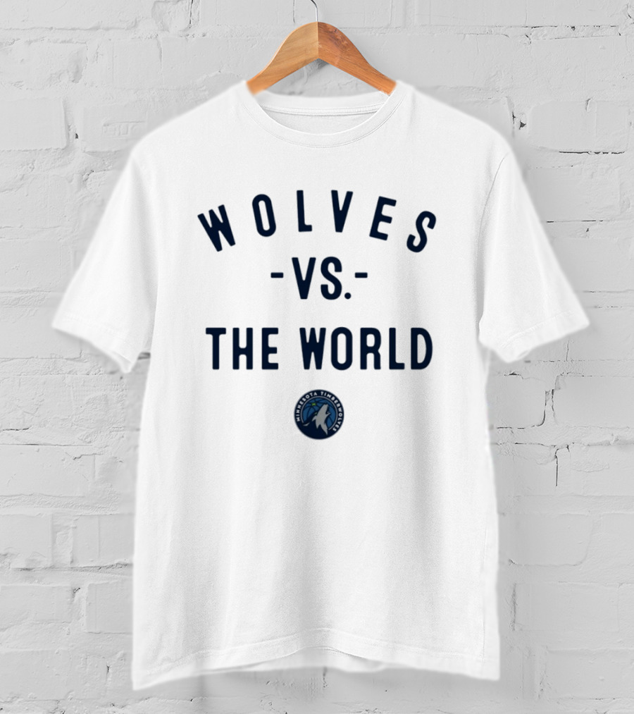 Wolves Vs The World Minnesota Timberwolves NBA 2026 T-Shirt