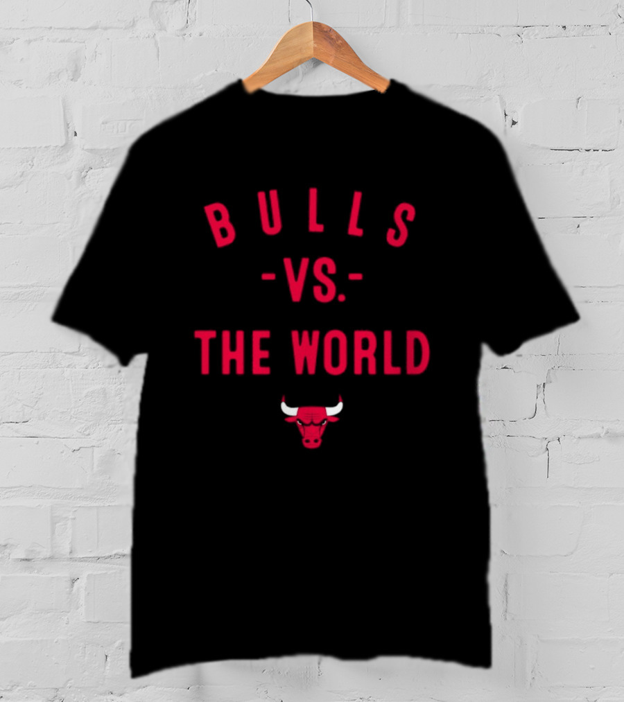 Chicago Bulls Vs The World NBA 2026 Bulls Face Nowbes T-Shirt
