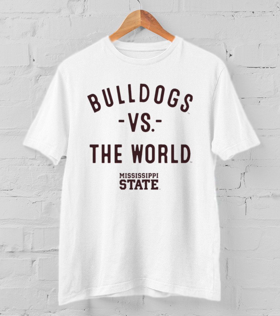 Mississippi State Bulldogs Vs The World 2026 NCAA Season T-Shirt