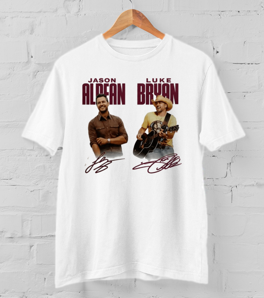 Montana Grizzlies Jason Aldean Luke Bryan Collaboration T-Shirt