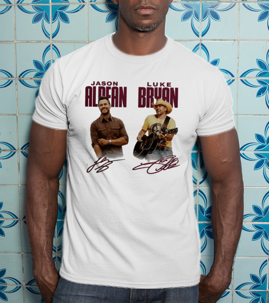 Montana Grizzlies Jason Aldean Luke Bryan Collaboration T-Shirt