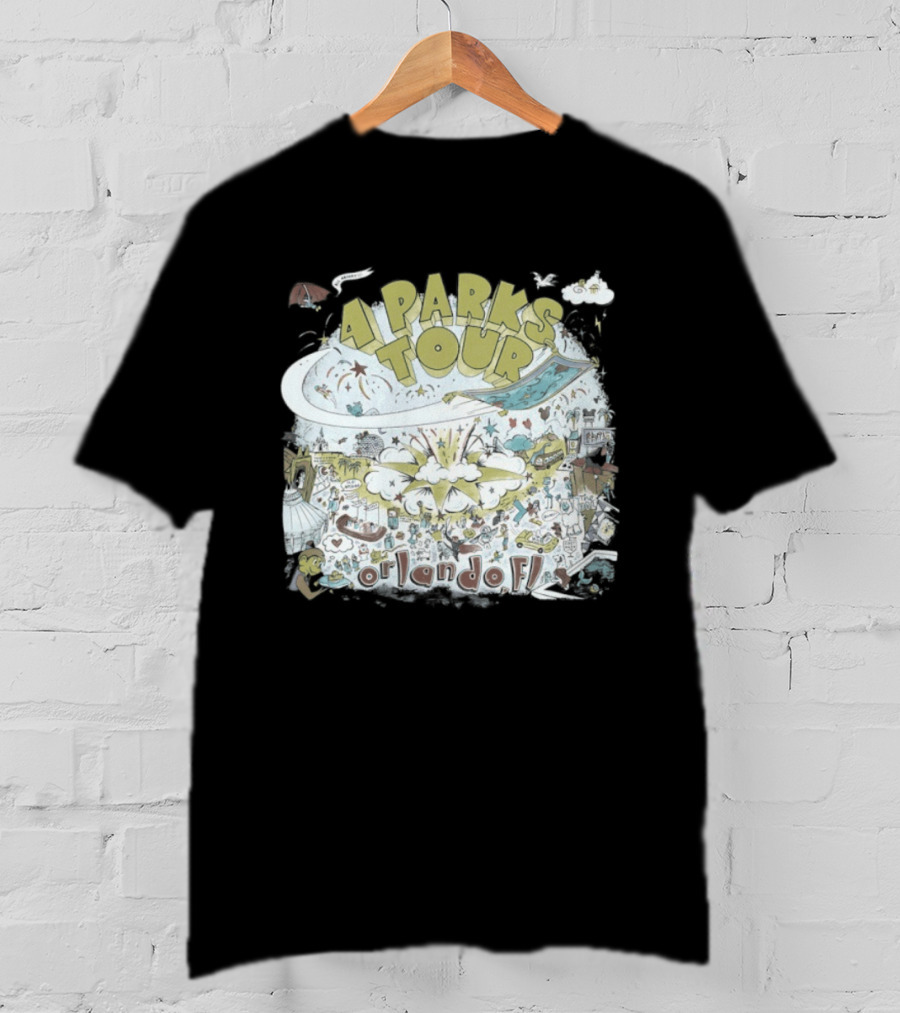 Dookie 4 Parks Tour Orlando FL Colorful Adventure T-Shirt