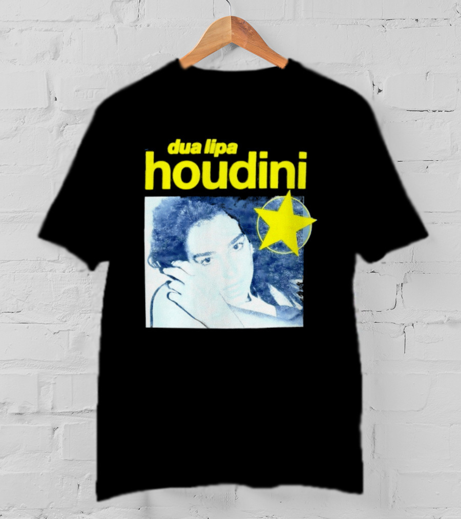 Dua Lipa Houdini Pop Music Radical Optimism Yellow Star T-Shirt