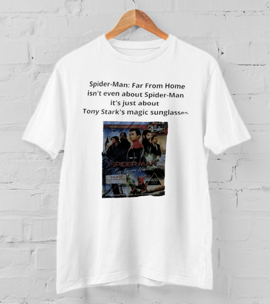 Spider Man Far From Home Magic Sunglasses Includes 48 Page Mini Book T-Shirt