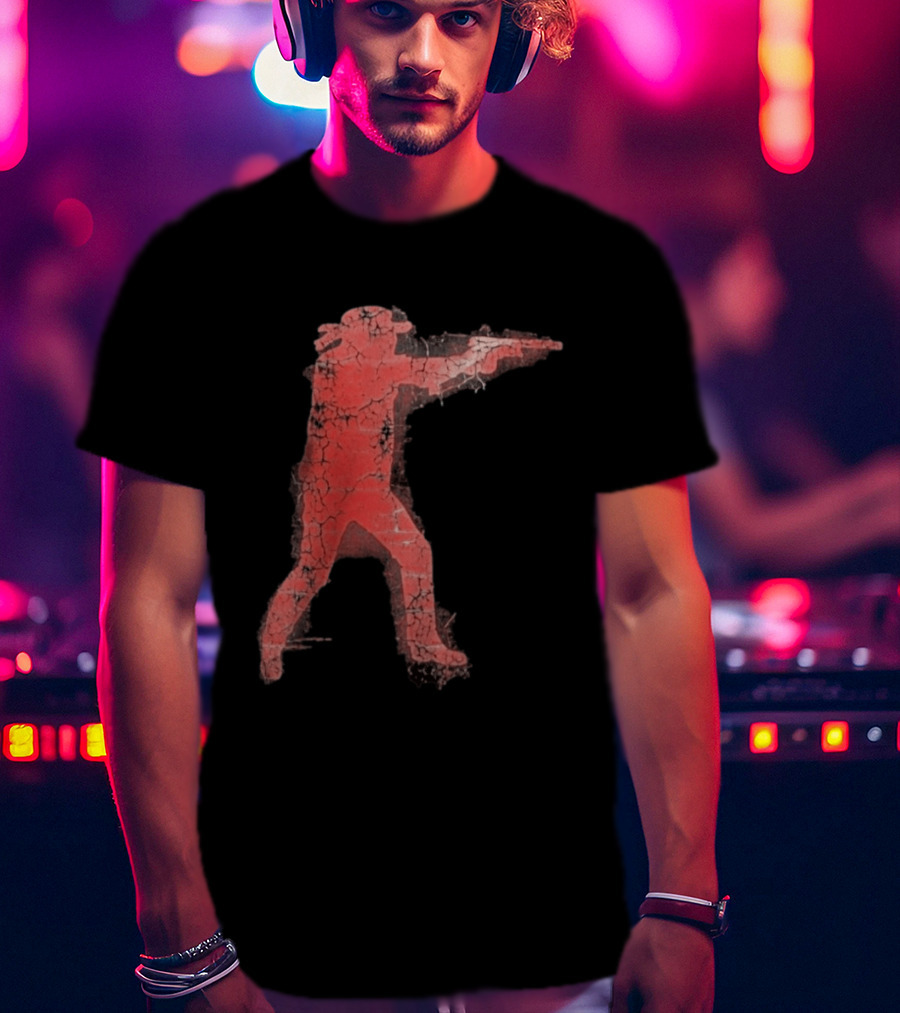 Jordan Salinas Idaho Twin Falls Hero Red Cracked Shooter T-Shirt