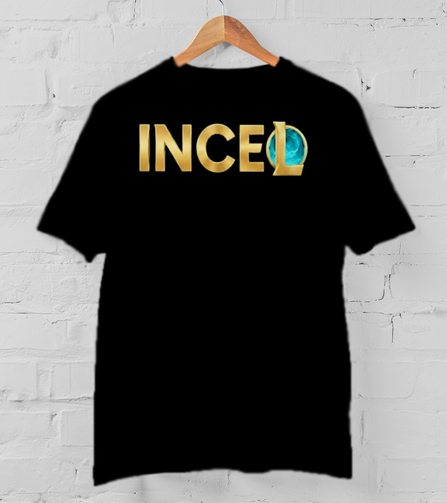 League Of Legends Incel Text With Blue Sphere Element T-Shirt