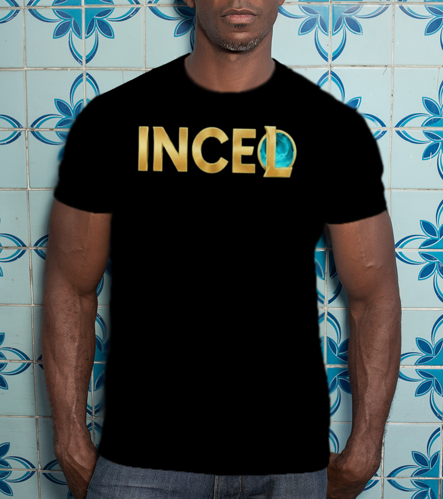 League Of Legends Incel Text With Blue Sphere Element T-Shirt