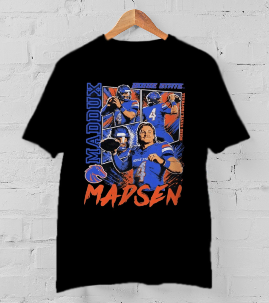 Maddux Madsen Boise State Broncos Football 2026 Big Ten Media Days T-Shirt
