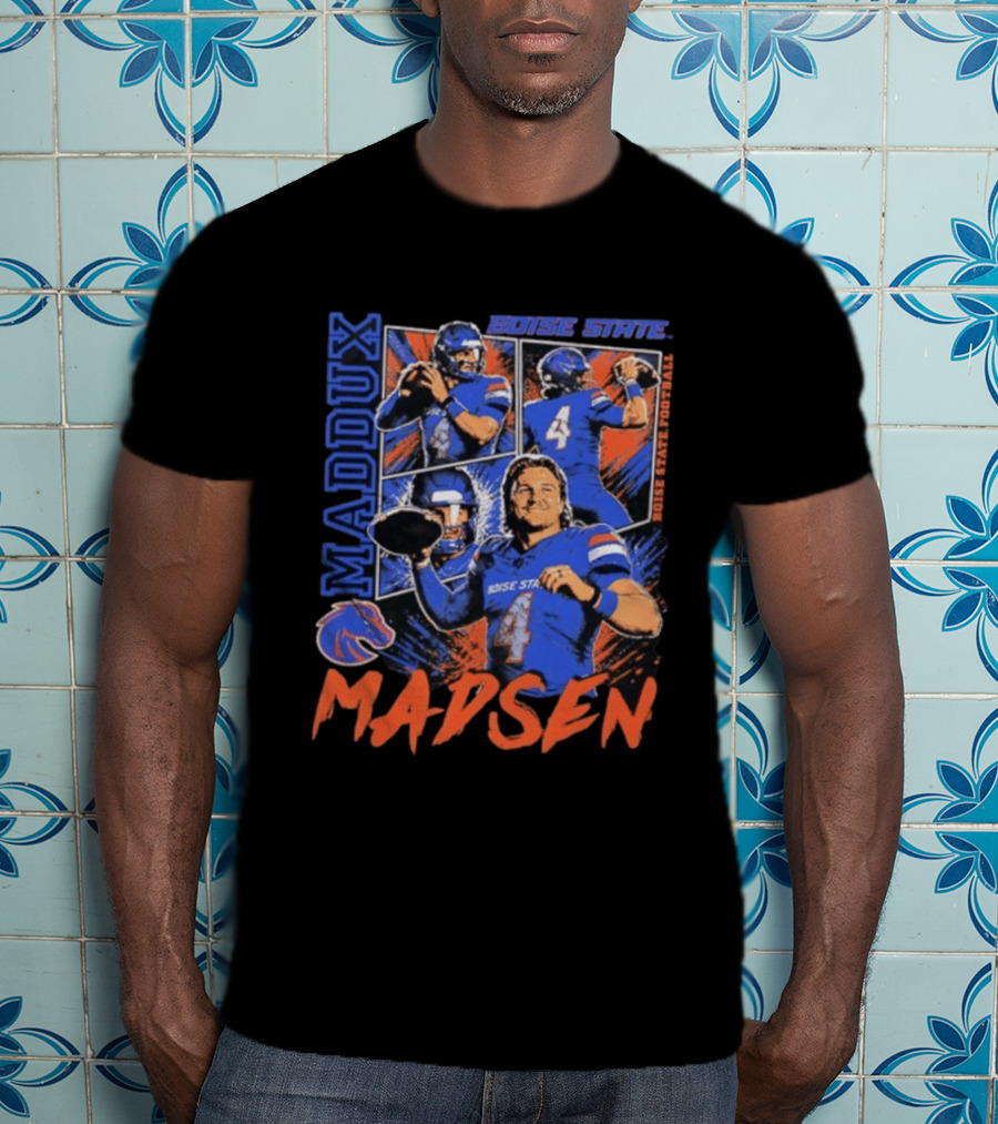 Maddux Madsen Boise State Broncos Football 2026 Big Ten Media Days T-Shirt