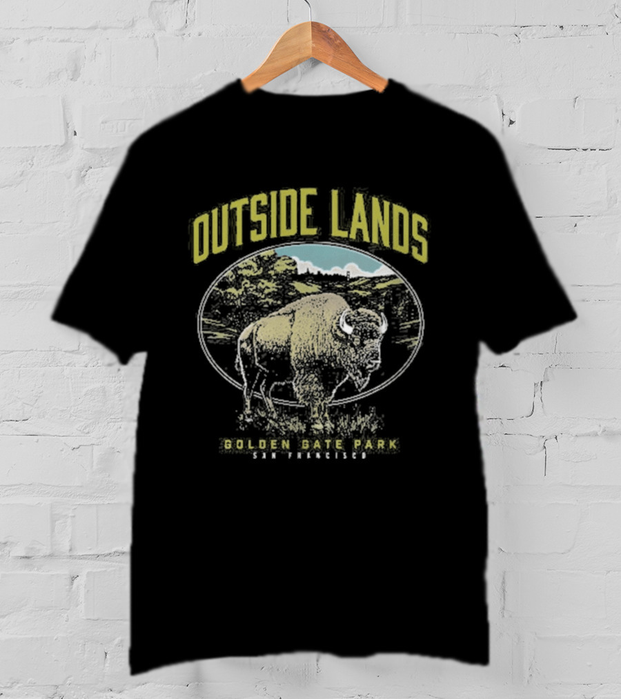 Outside Lands Golden Gate Park Bison San Francisco 2026 California T-Shirt