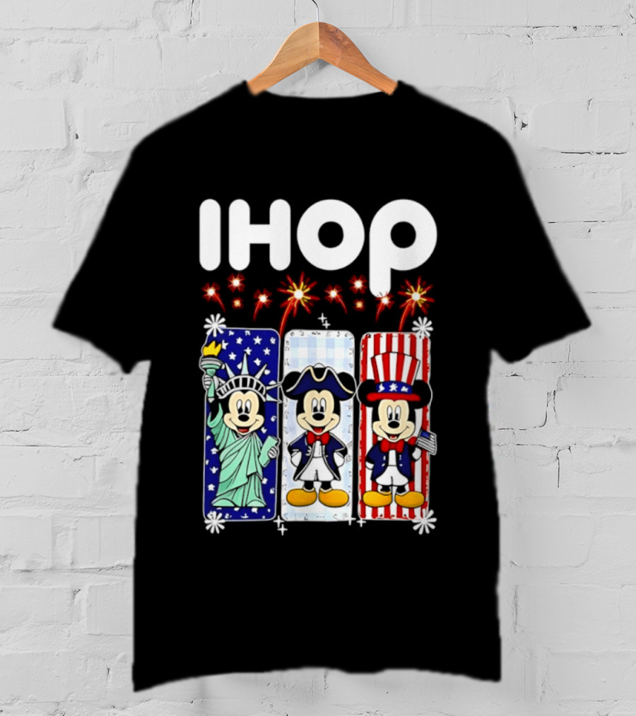 IHOP Mickey Mouse America 250th Anniversary Celebration T-Shirt