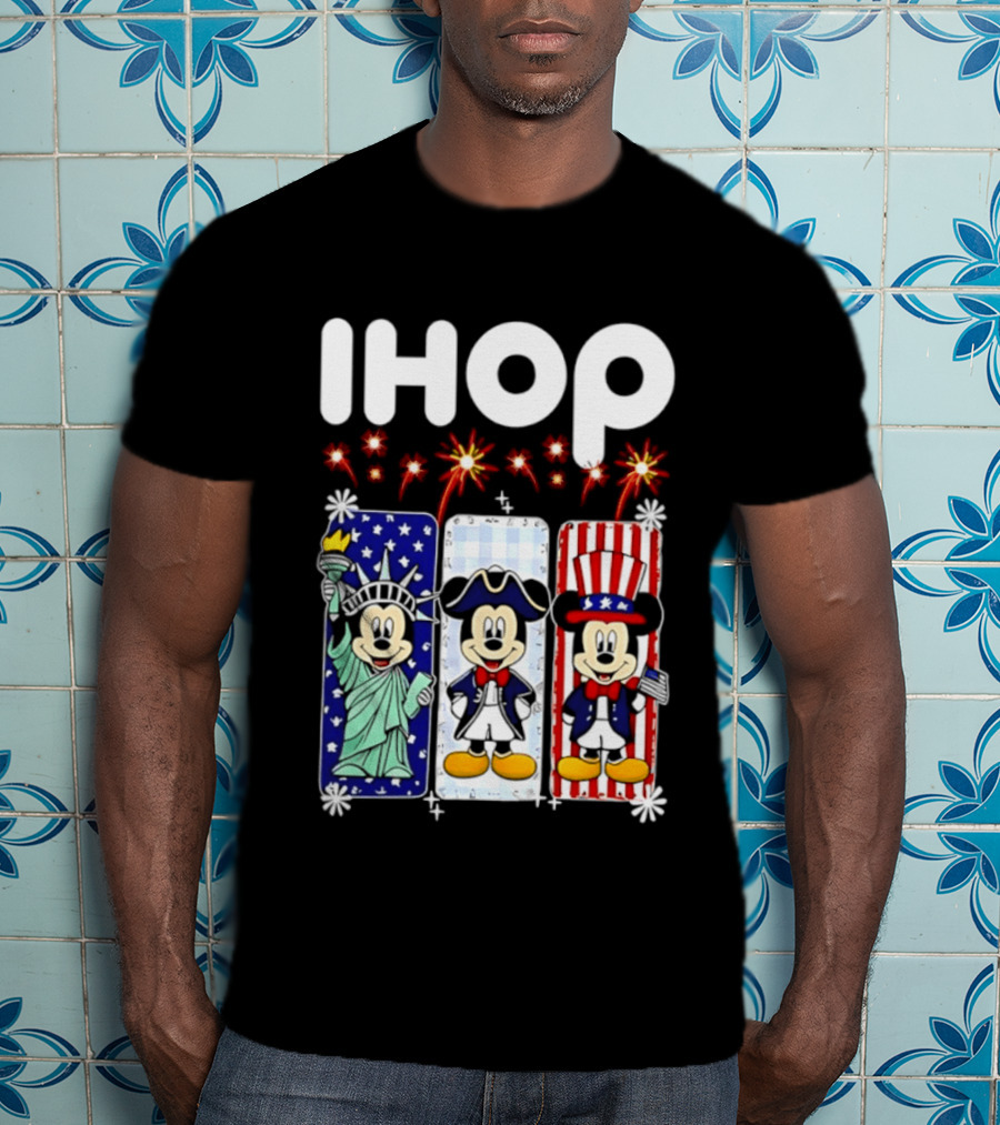 IHOP Mickey Mouse America 250th Anniversary Celebration T-Shirt