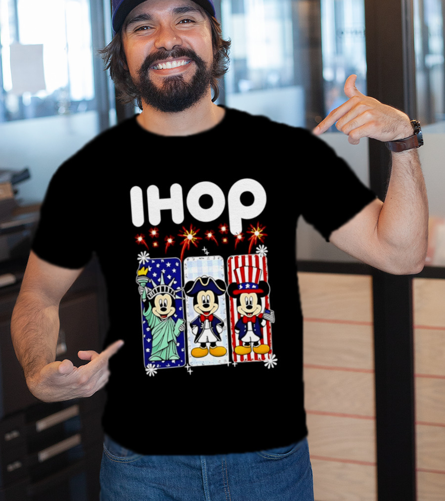 IHOP Mickey Mouse America 250th Anniversary Celebration T-Shirt