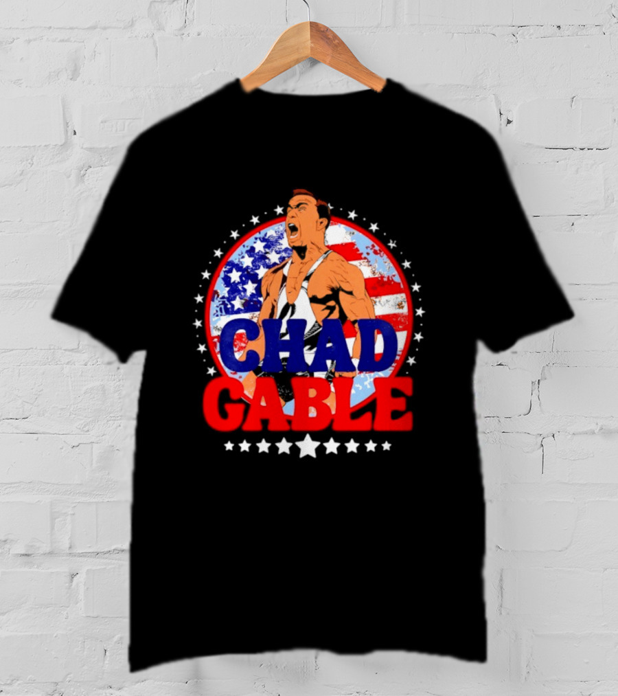 Chad Gable WWE Wrestling American Flag T-Shirt