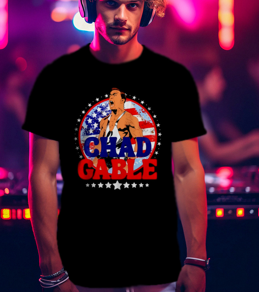 Chad Gable WWE Wrestling American Flag T-Shirt