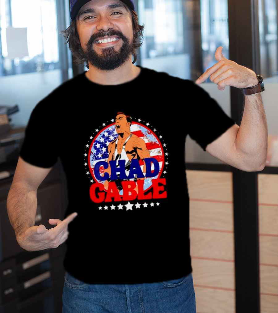 Chad Gable WWE Wrestling American Flag T-Shirt
