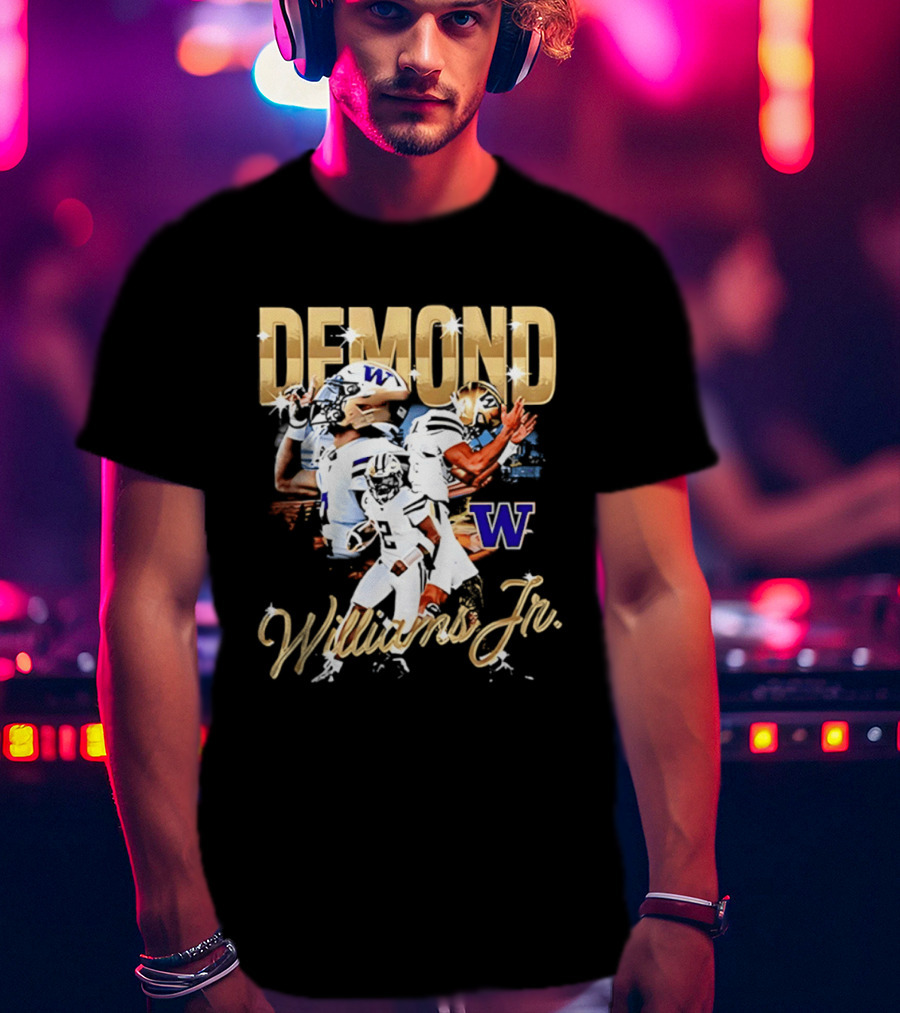 Demond Williams Jr. Washington Huskies Football 2026 Big Ten Media Days T-Shirt