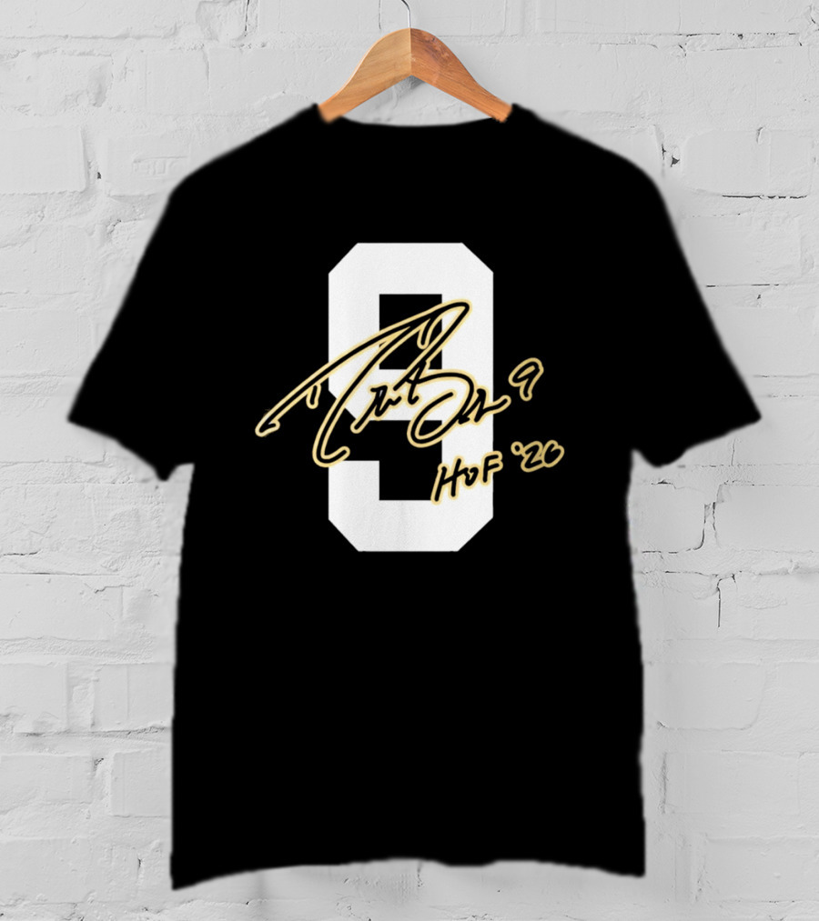 Drew Brees 9 HOF 2026 Elected Saints T-Shirt