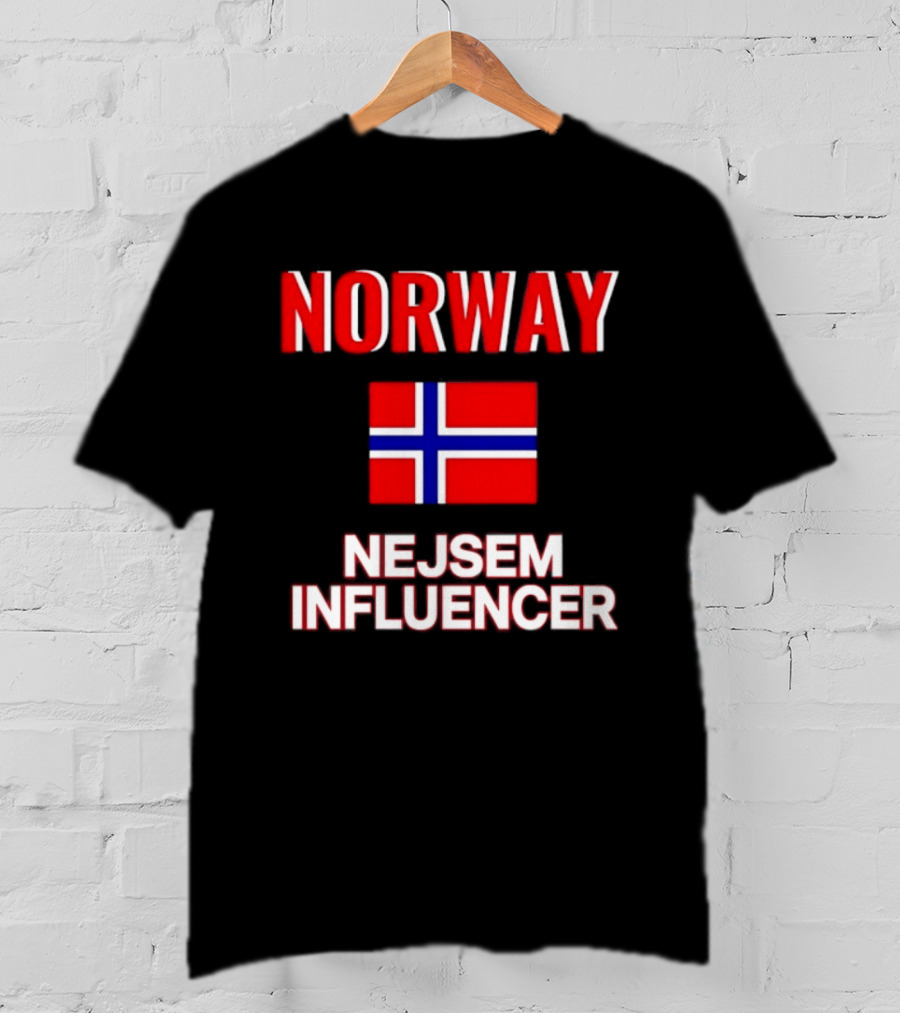 Norway Flag Nejsem Influencer T-Shirt