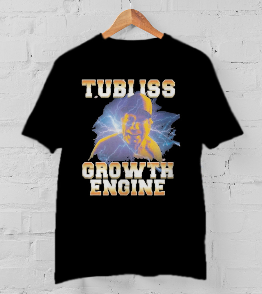 Tubi Iss Growth Engine Electric Blue Lightning T-Shirt