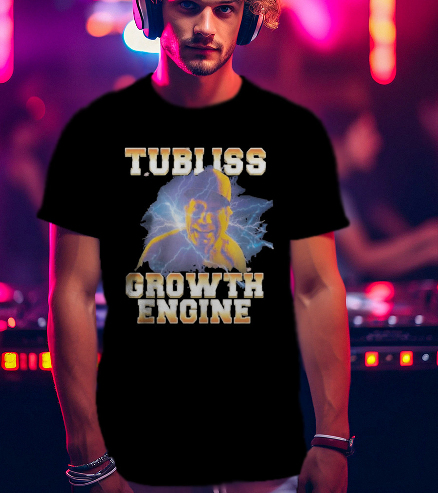 Tubi Iss Growth Engine Electric Blue Lightning T-Shirt