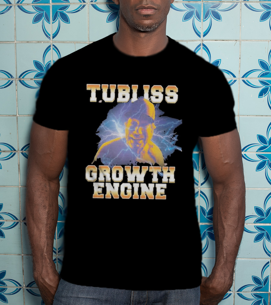 Tubi Iss Growth Engine Electric Blue Lightning T-Shirt