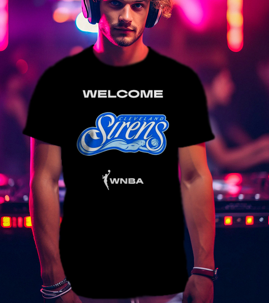 Welcome Cleveland Sirens WNBA 2026 Logo Debut T-Shirt