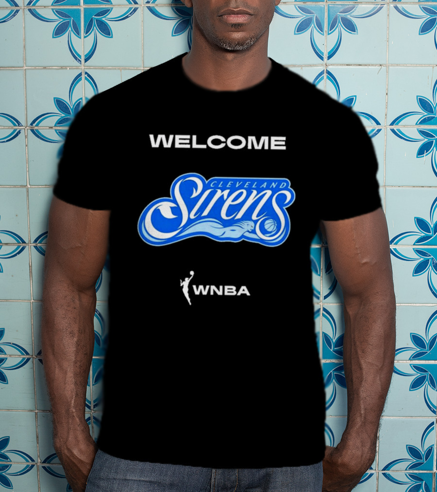 Welcome Cleveland Sirens WNBA 2026 Logo Debut T-Shirt