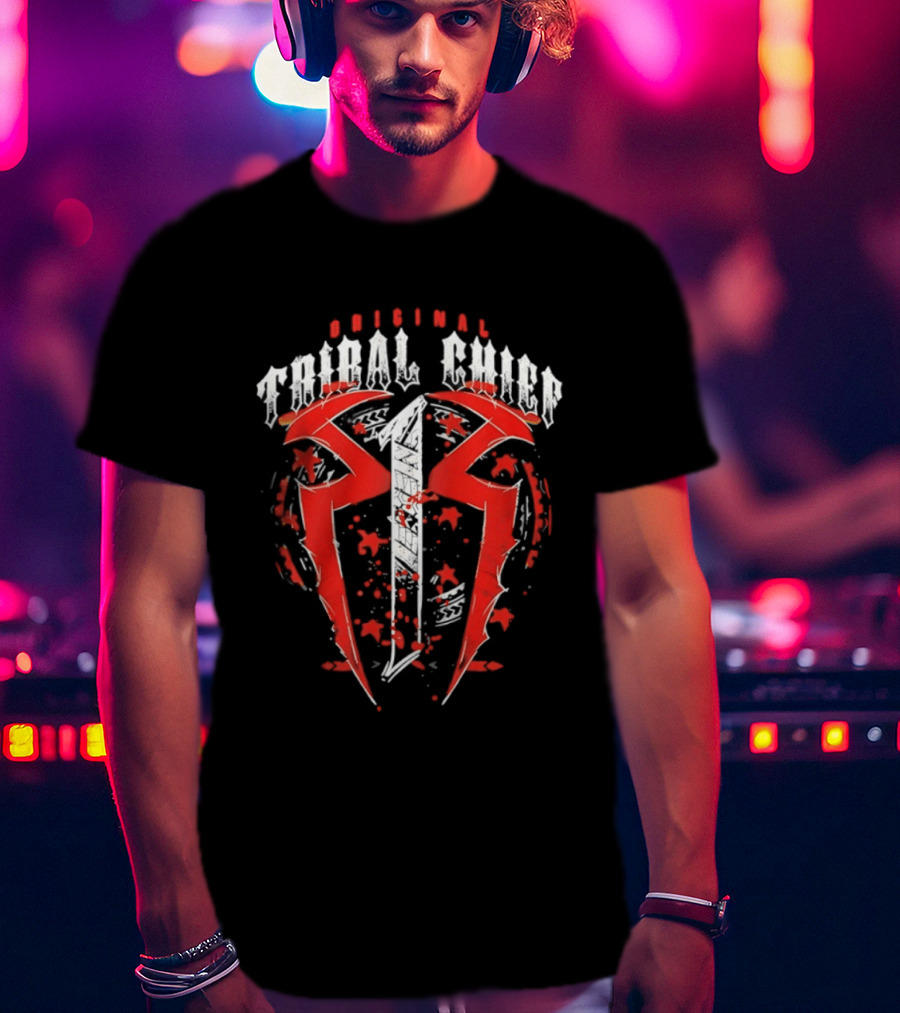 WWE Roman Reigns Original Tribal Chief Red T-Shirt
