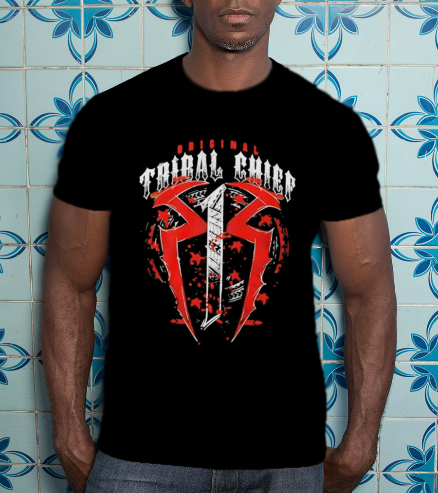 WWE Roman Reigns Original Tribal Chief Red T-Shirt