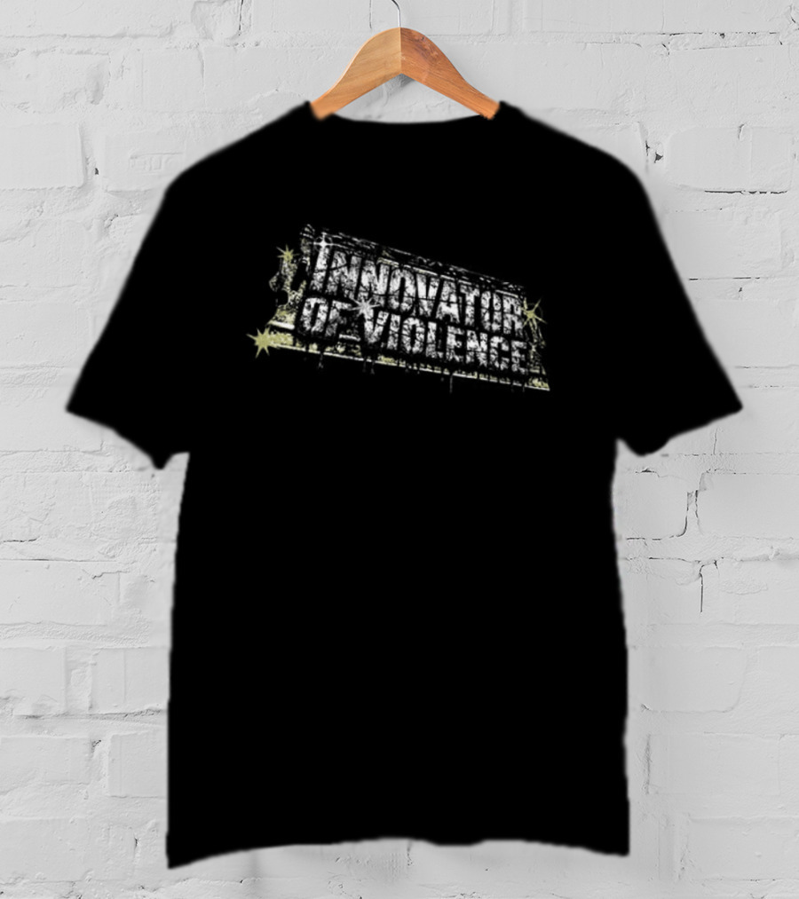 Innovator Of Violence Tommy Dreamer 2 Sided Bold Stamp T-Shirt