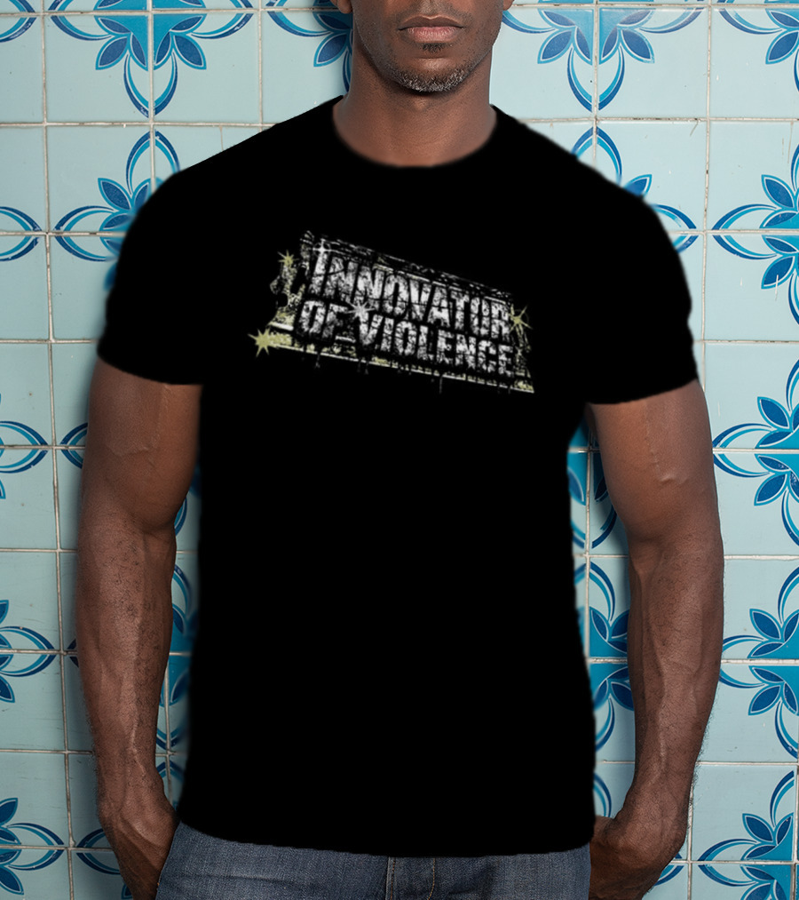 Innovator Of Violence Tommy Dreamer 2 Sided Bold Stamp T-Shirt