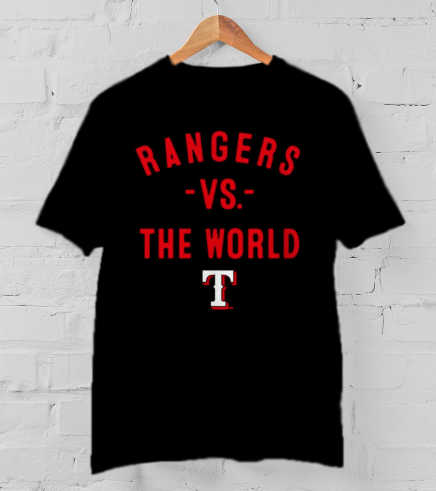 Texas Rangers Vs The World Baseball 2026 Season T-Shirt