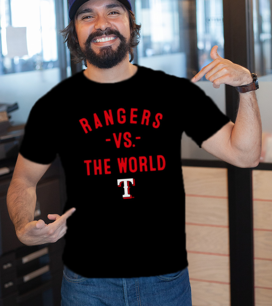 Texas Rangers Vs The World Baseball 2026 Season T-Shirt