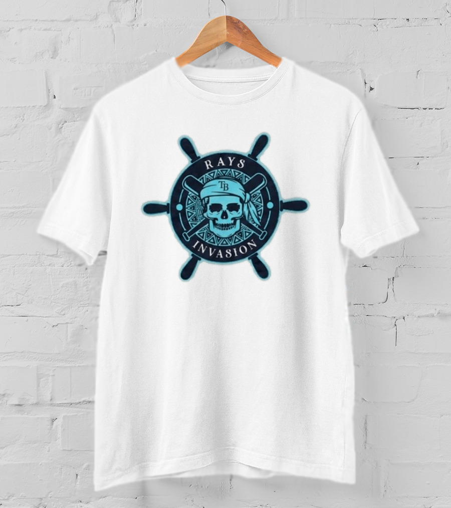 Rays Invasion TB Skull And Crossbats Helm 2026 Giveaway T-Shirt