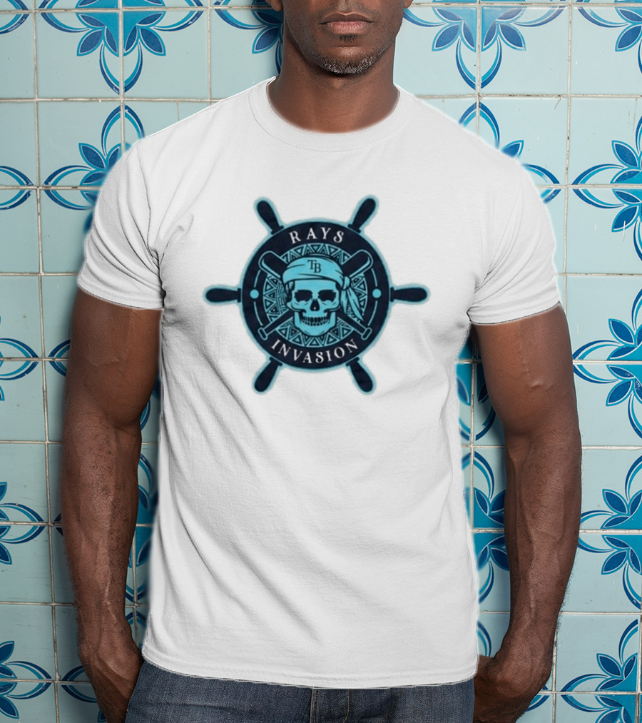 Rays Invasion TB Skull And Crossbats Helm 2026 Giveaway T-Shirt