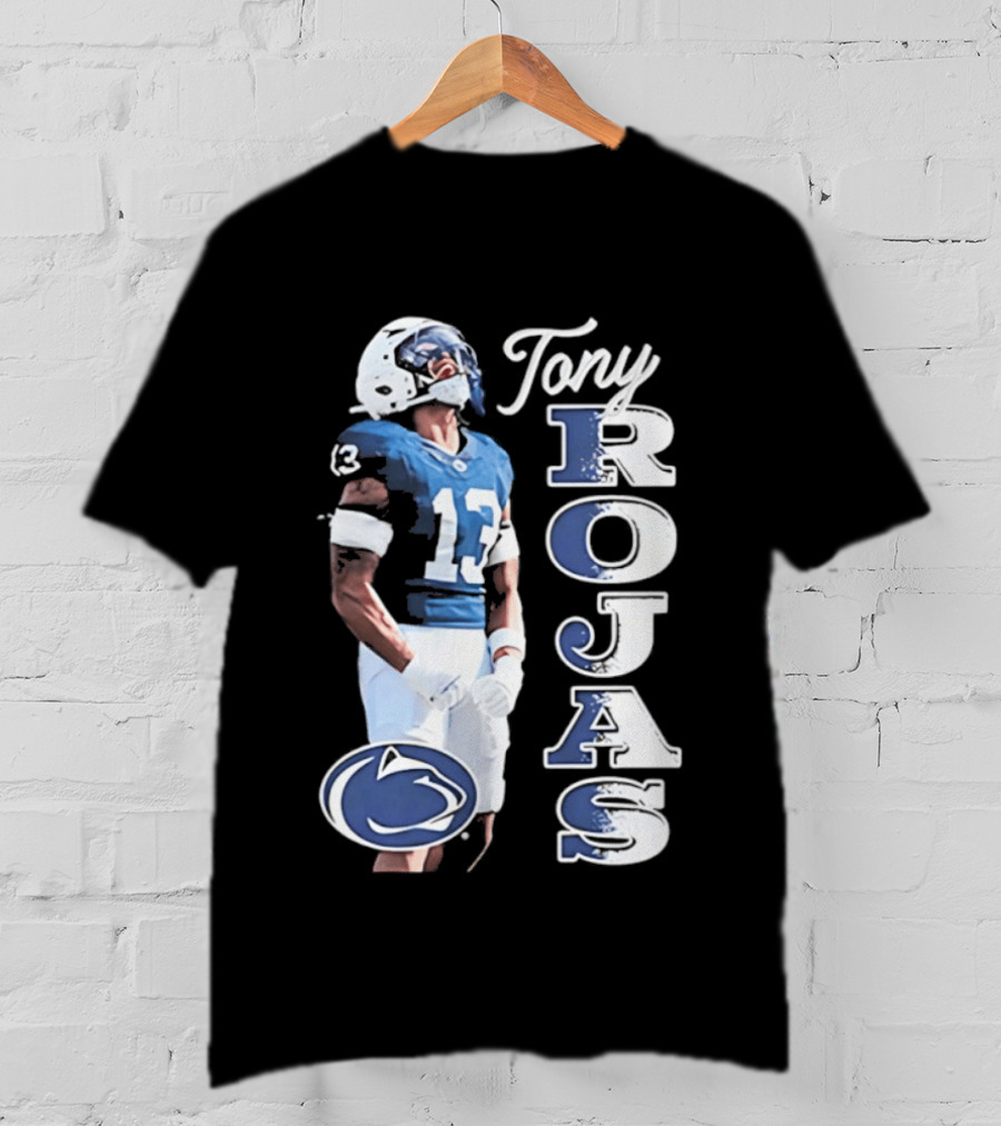 Tony Rojas Nittany Lions Football 13 2026 Big Ten Media Days T-Shirt