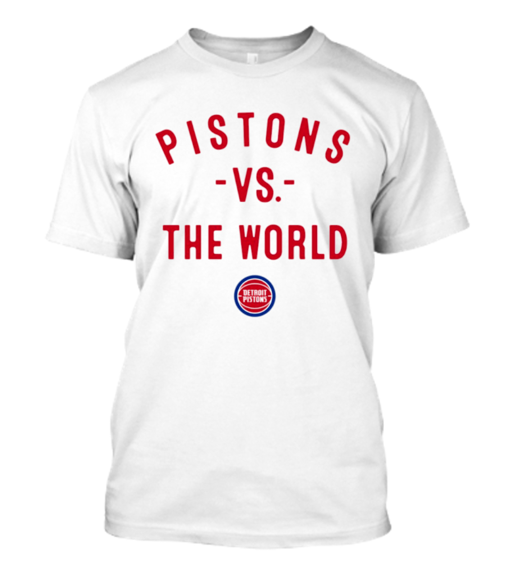 Detroit Pistons Vs The World NBA 2026 Nowbes T-Shirt