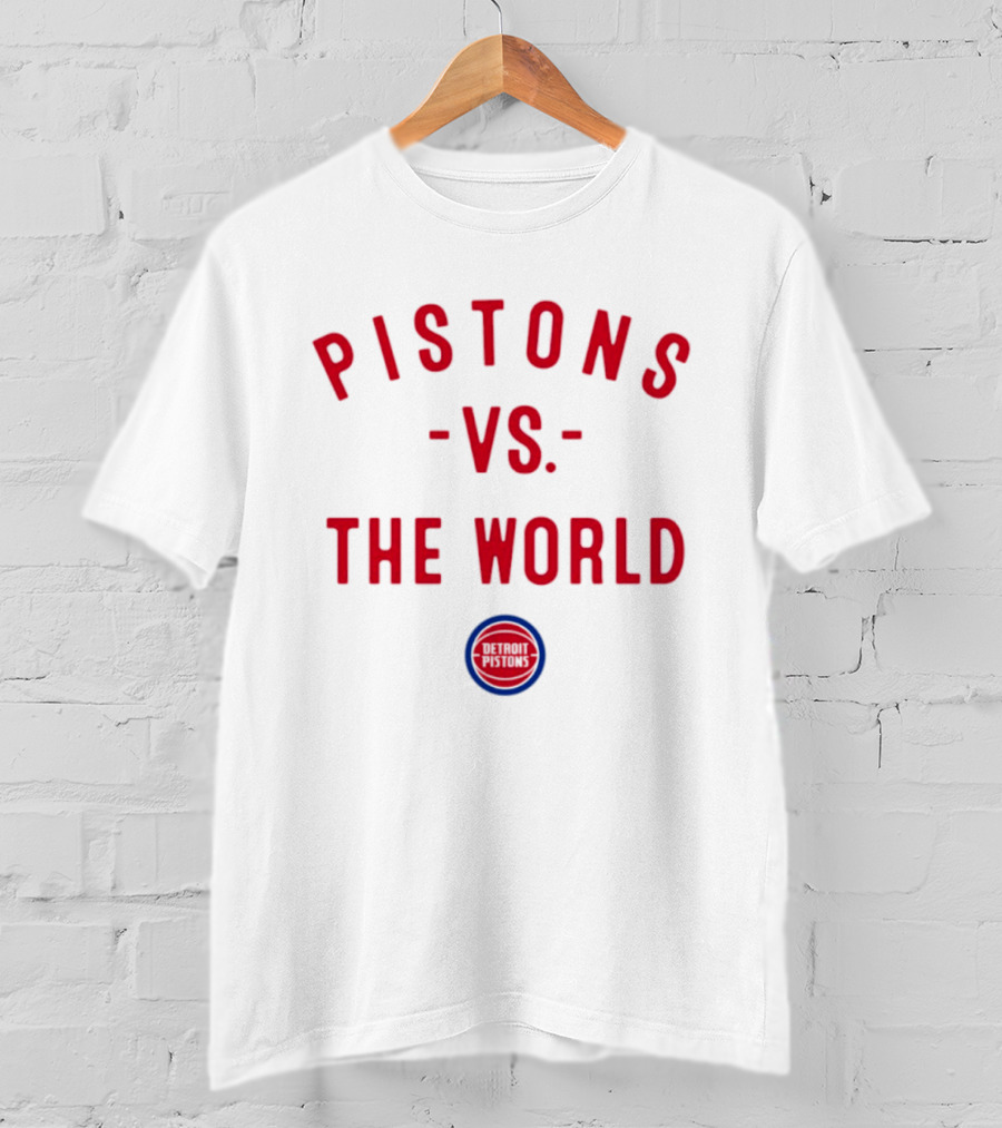 Detroit Pistons Vs The World NBA 2026 Nowbes T-Shirt