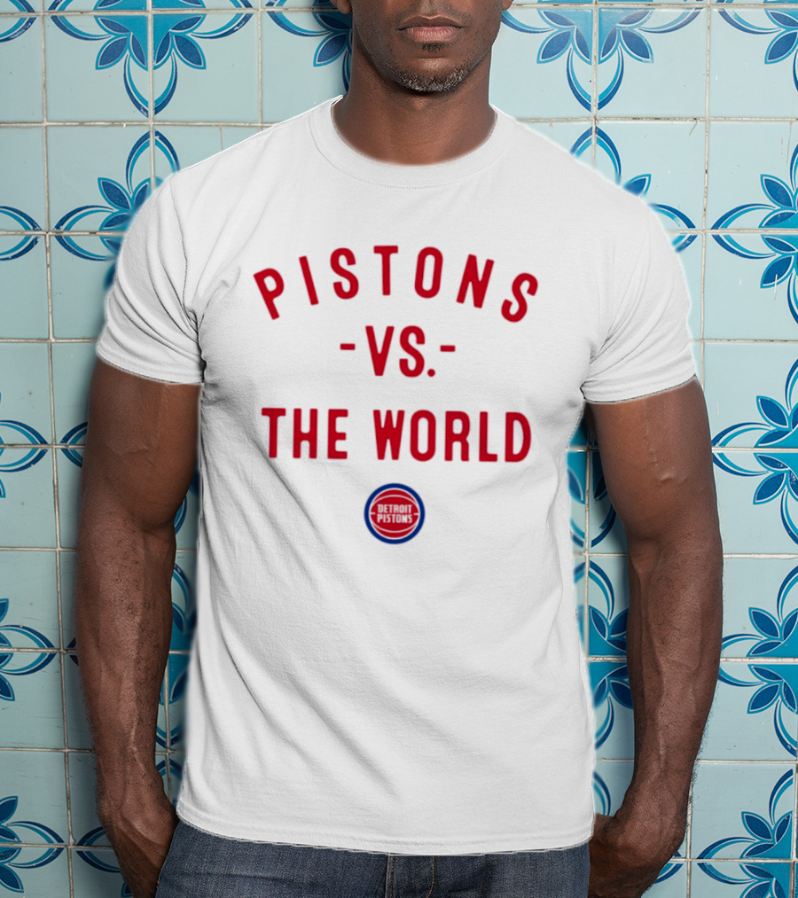 Detroit Pistons Vs The World NBA 2026 Nowbes T-Shirt