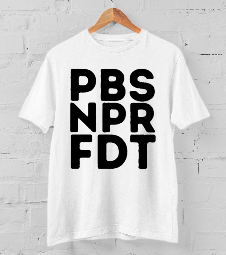 PBS NPR FDT Bold Alphabet Blocks T-Shirt