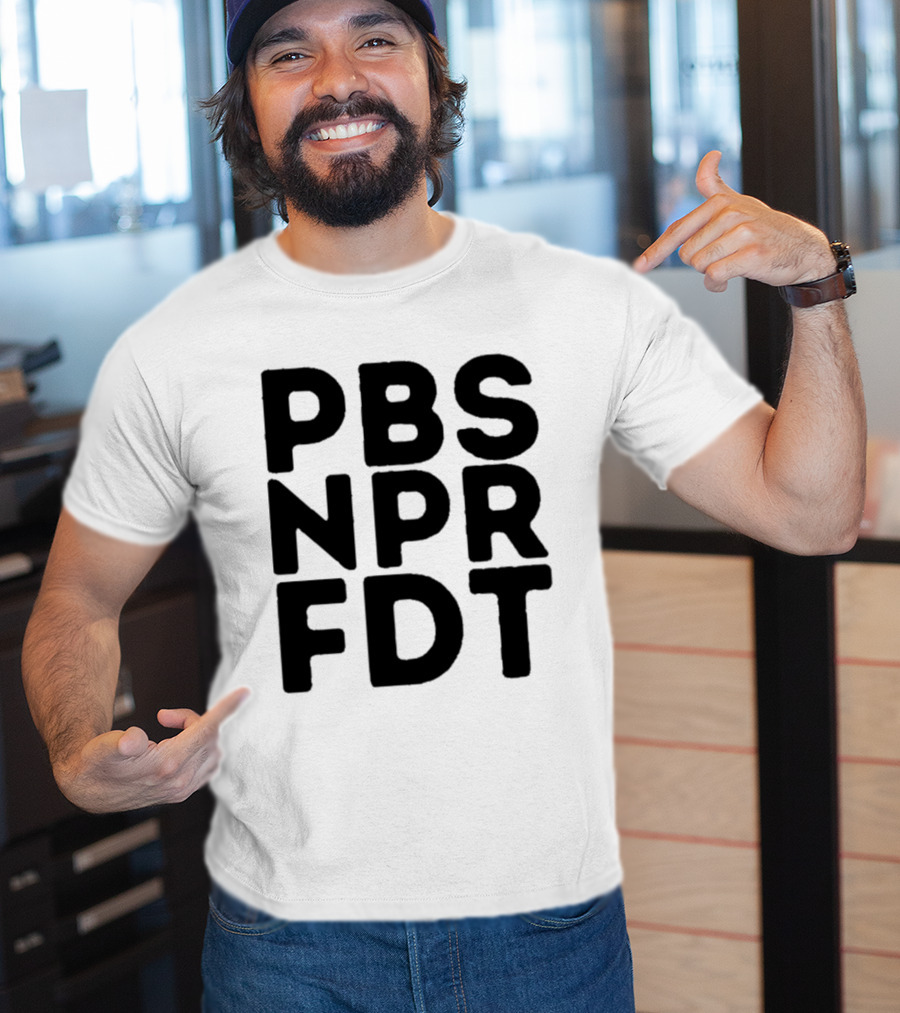 PBS NPR FDT Bold Alphabet Blocks T-Shirt