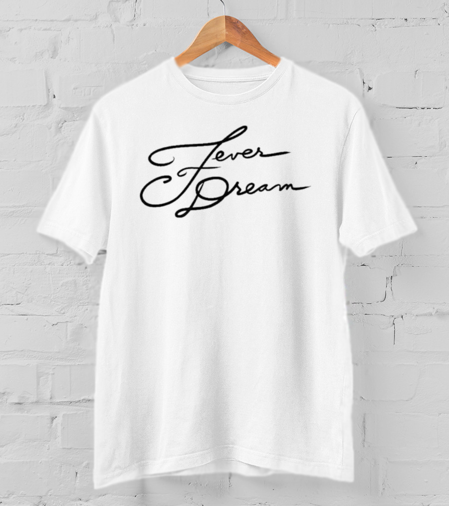 2026 Indiana Fever Fever Dream Black Handwritten Cursive T-Shirt