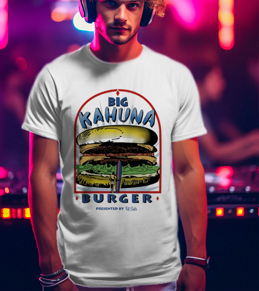 Big Kahuna Burger Fat Sal's Surfing Sandwich Arch T-Shirt