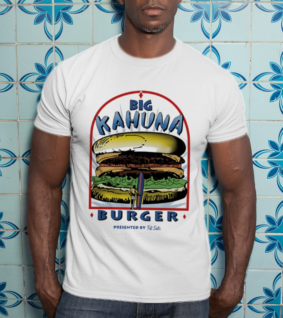 Big Kahuna Burger Fat Sal's Surfing Sandwich Arch T-Shirt